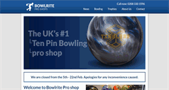 Desktop Screenshot of bowlrite.com